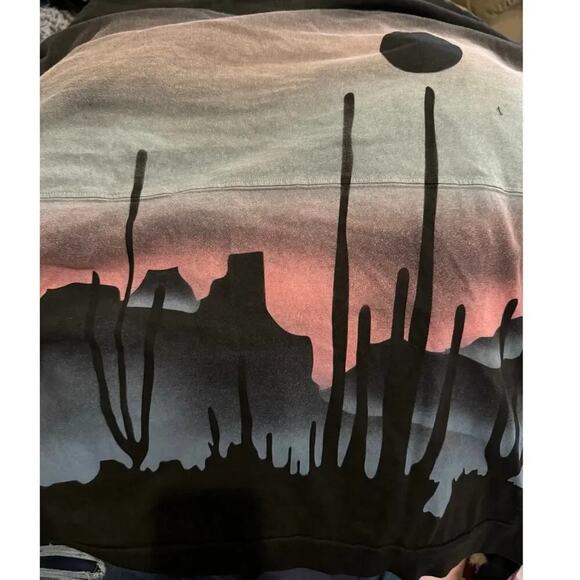 SPIRIT JERSEY Out West Cactus Desert Hoodie Size M New w/ Tag MSRP $139 - Picture 10 of 14
